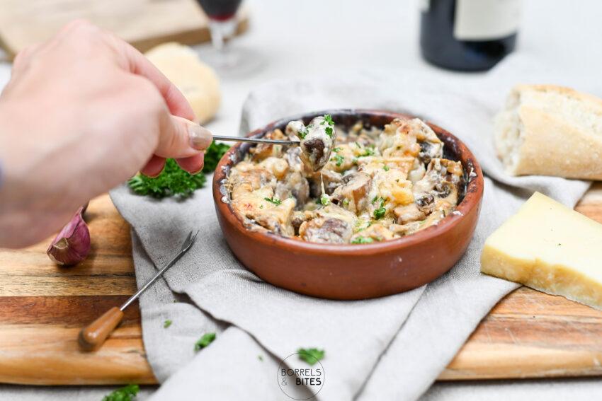 Champignons met kaas-5
