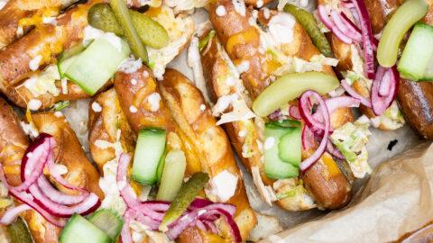 loaded hot dogs
