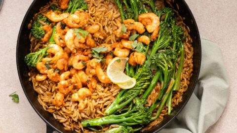 Orzo met garnalen-2