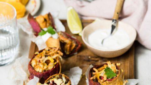 Smashed taco rolls