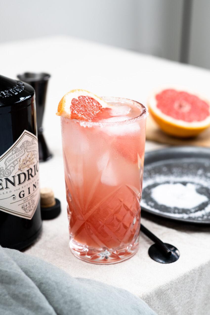 Salty dog met hendricks gin en grapefruit