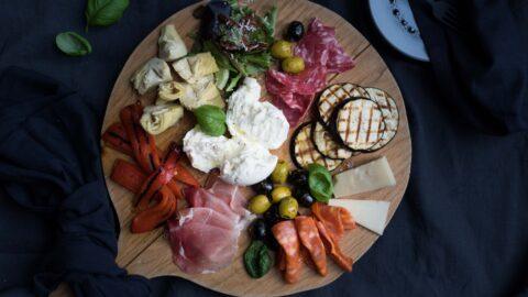 antipasti borrelplank