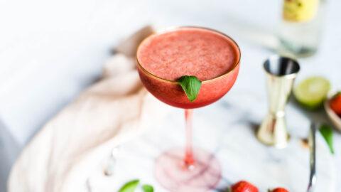 frozen aardbei basilicum daiquiri