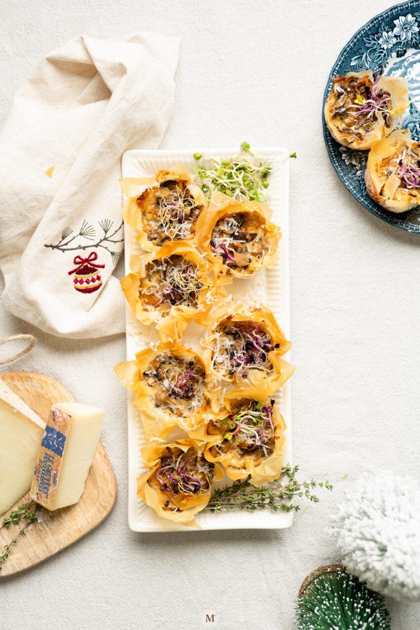 filodeegbakjes met champignons en gruyère-1