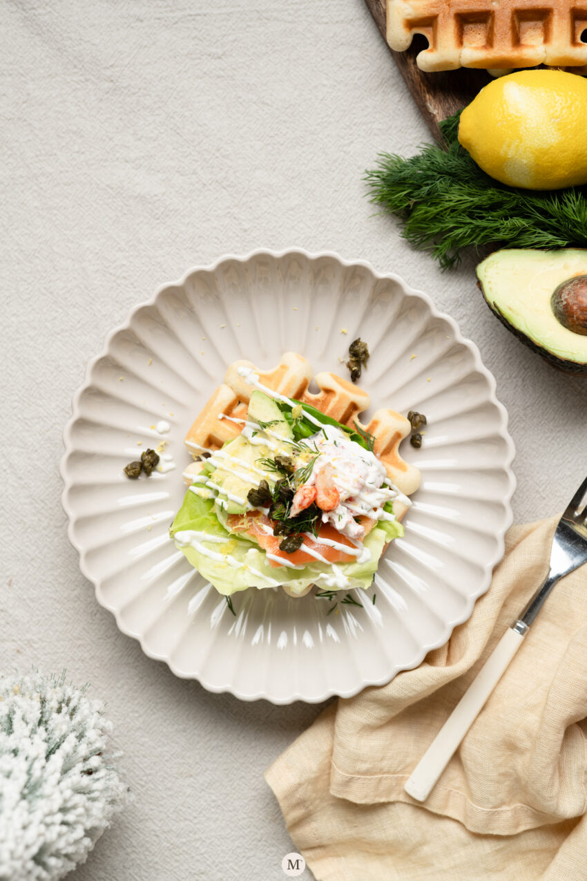 wafel met zalm-1