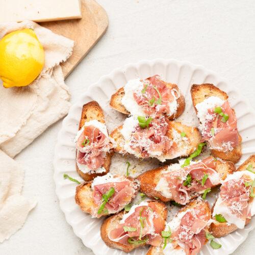 bruschetta parmaham
