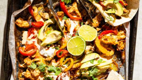 fajita traybake