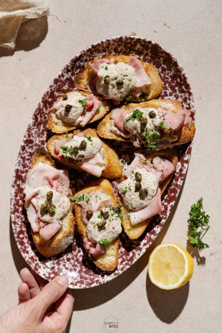 Vitello Tonnato crostini -1