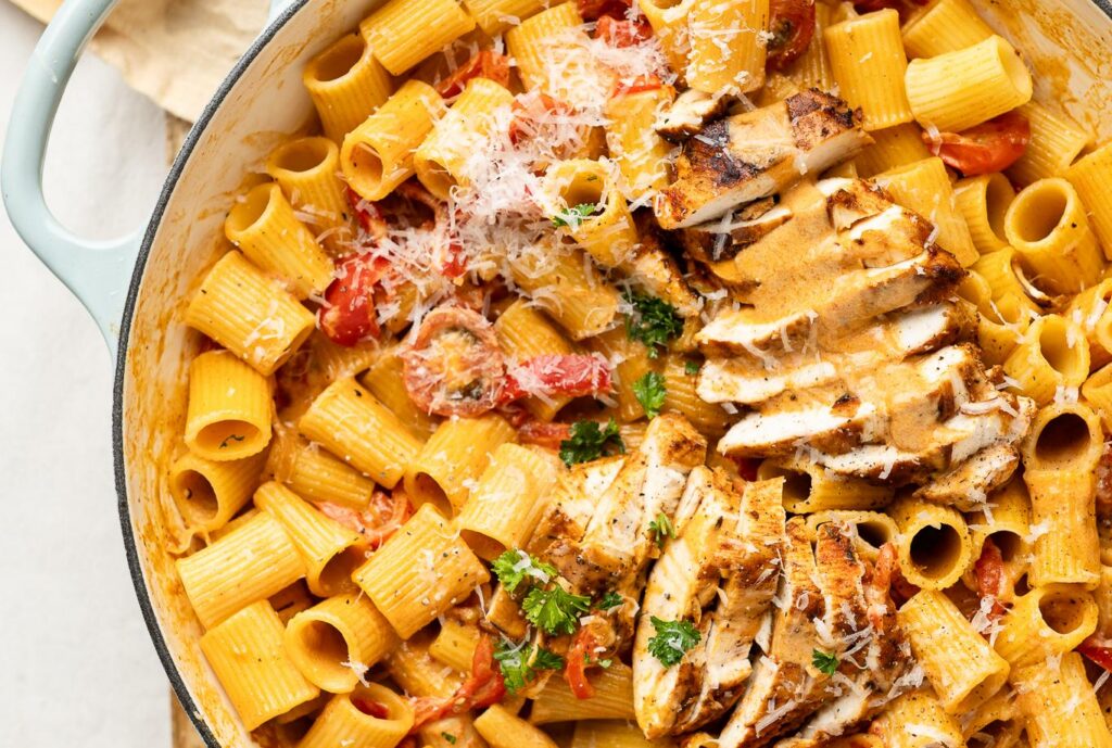 cajun kip romige pasta-1