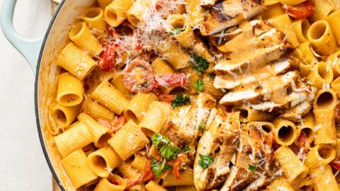cajun kip romige pasta-1