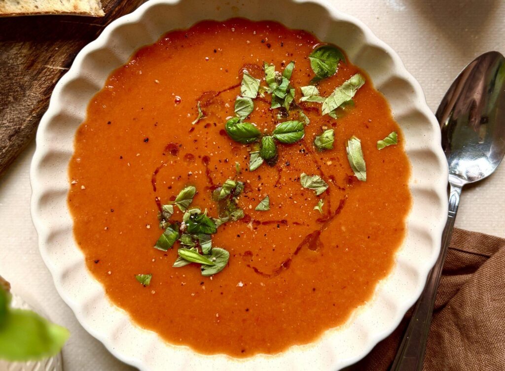 tomaten paprikasoep